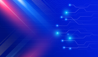 Abstract background with technology circuit board vector illustration