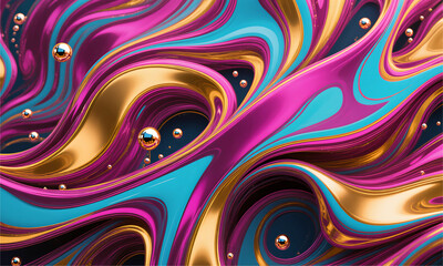 abstract background with colorful circles