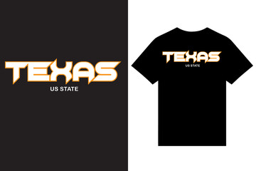 Texas Typography T Shirt Design Vector For Print, New York Typography T Shirt Design, Florida Typography T Shirt Design, California Typography T Shirt Design, American Typography T Shirt Design. 