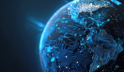 Digital Earth, Circuit Board Texture