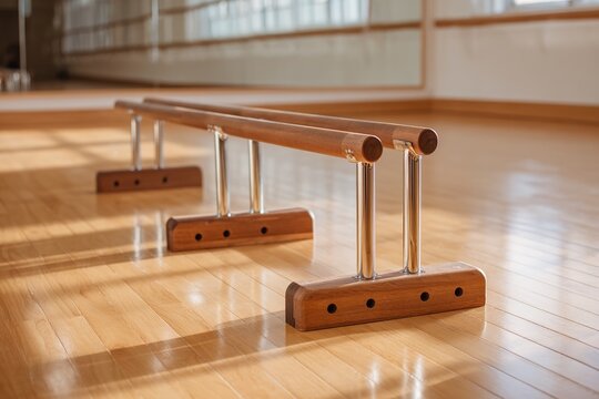Portable Parallel Bars for Home Gym Workouts Mini Parallel Bars Set for Strength Training Bodyweight Exercises and