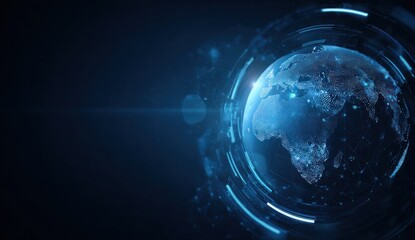 Global digital network sphere