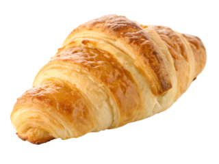 Croissant Isolated on Transparent Background