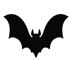 Download halloween bat vector silhouette for spooky season decorations and crafts projects design