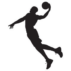 Basketball Player Silhouette