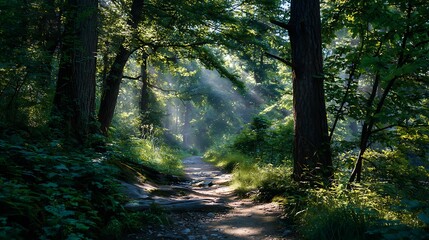 Obraz premium path in the woods