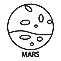 Solar system. Planets set. Planet Earth and sun icon. Space background. World symbol. Flat design. Line art. Simple minimalystic design. sun. mercury. venus. earth. mars. jupiter. saurn. uranus. neptu