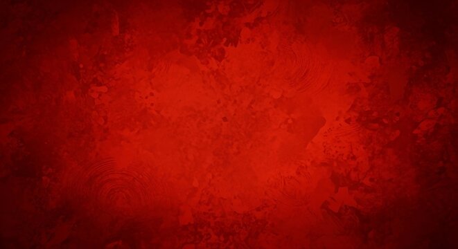 Dark red grunge texture background with distressed concrete effect and subtle vignette