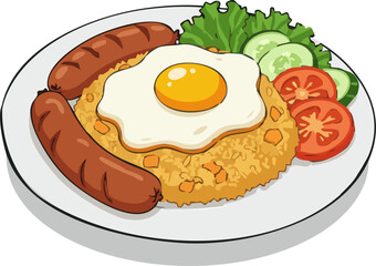 Simple Nasi Goreng (Indonesian Fried Rice) Icon