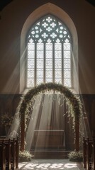 entrance to the church