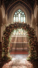 entrance to the church