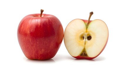 red and green apples