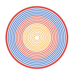 Circle colorful background pattern