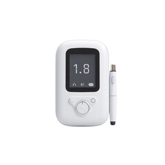 Modern Digital Blood Glucose Meter with Lancet Pen for Diabetes Monitoring