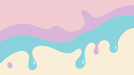 abstract glossy pastel liquid background