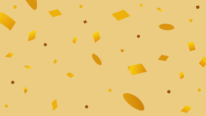 abstract golden confetti background