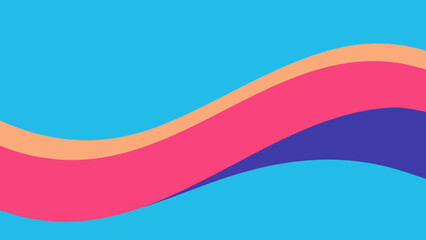 abstract gradient mesh wave