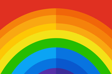 Obraz premium abstract rainbow mesh