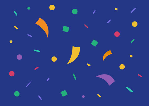 festival confetti vector background design