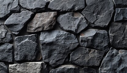 Fototapeta premium Gray stone wall texture