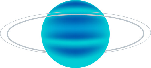 vector illustration of a comic planet