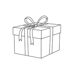 gift box isolated on white background