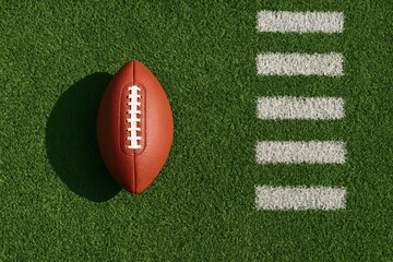 American football game on synthetic grass showcasing the thrill and excitement of the Super Bowl event