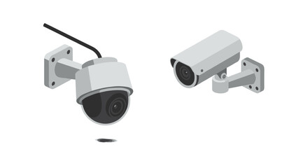 Modern surveillance cameras: dome and bullet design for enhanced security