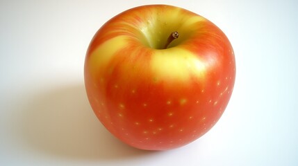 High-resolution apple portrait in 4K, 50mm macro perspective with natural daylight bringing out fresh tones and defined contours