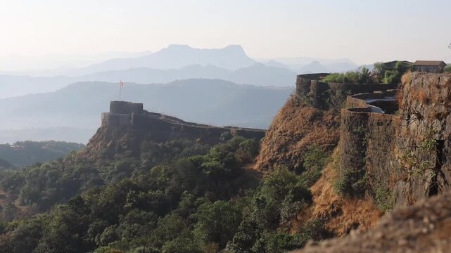 Pratapgad fort, UNESCO World heritage site, Part of, Maratha Military Landscapes of India.