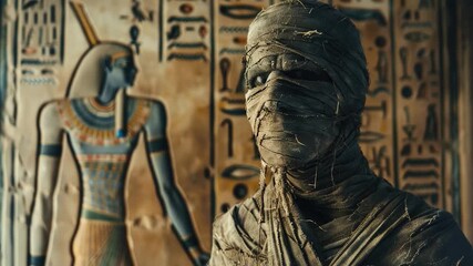 A figurine of a male figure with a bandage wrapped around his head, ideal for use in medical or historical themed contexts