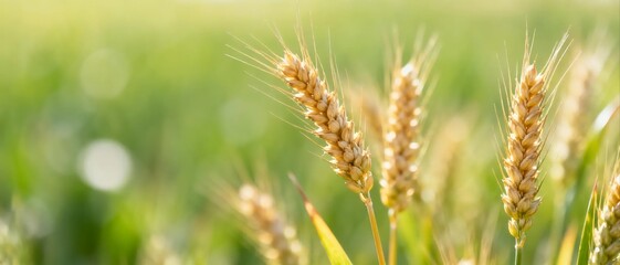 Obraz premium Golden wheat in field