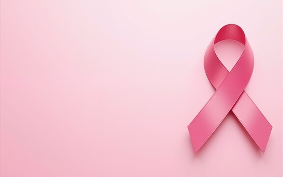 Set of Breast cancer awareness month social media post template design. Editable banner with pink background and ribbon illustration. High quality - Powered by Adobe