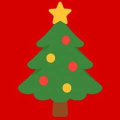 christmas tree vector