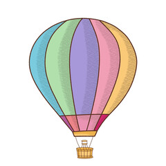 Fototapeta premium hot air balloon illustration