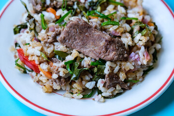Japanese Style Chilli Beef And Rice Meal
