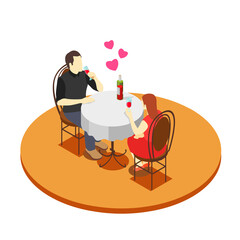 vector illustration of a couple