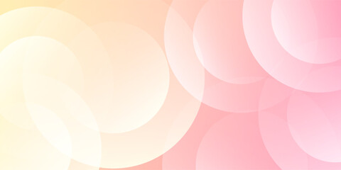 abstract background.modern.minimalist.pink and yellow gradations.circle effect.memphis.trendy .eps 10