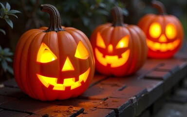 Obraz premium Halloween Pumpkins. High quality