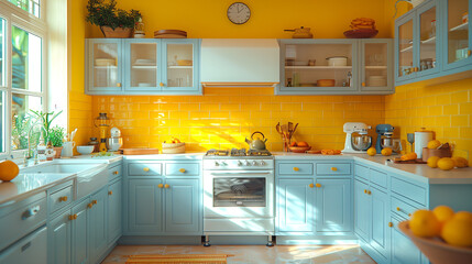 modern kitchen interior