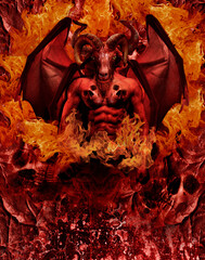 satan concept, horror movie concept