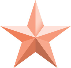 Red star. Green Christmas star isolated on white background. Nice illustration of a 3d look Red star on white background. Star vector collection.	