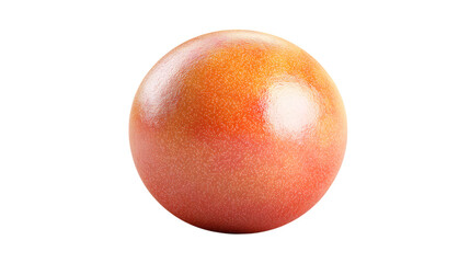 Fototapeta premium Vibrant ripe grapefruit showcasing fresh texture and healthy citrus goodness, Isolated on white background