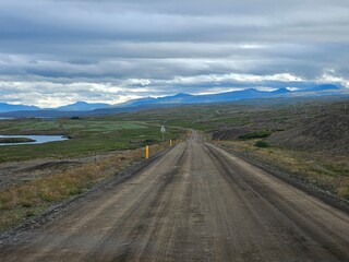 Island Bergstraße, Hochlandstraße, F Route, Schotterpiste