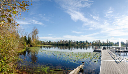 Mill Lake in Abbotsford, BC, Canada
