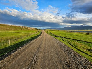 Island Bergstraße, Hochlandstraße, F Route, Schotterpiste