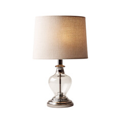Obraz na płótnie Canvas Elegant Table Lamp, isolated on transparent background