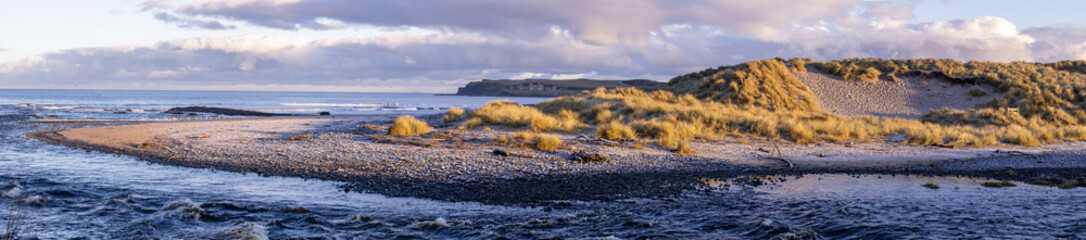 Sand Dunes at Mouth of River Bush Northern Ireland