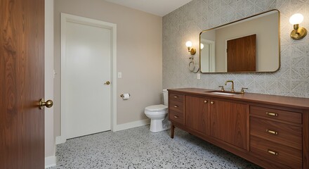 Fototapeta premium modern bathroom interior