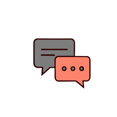 Fototapeta premium chat icon 